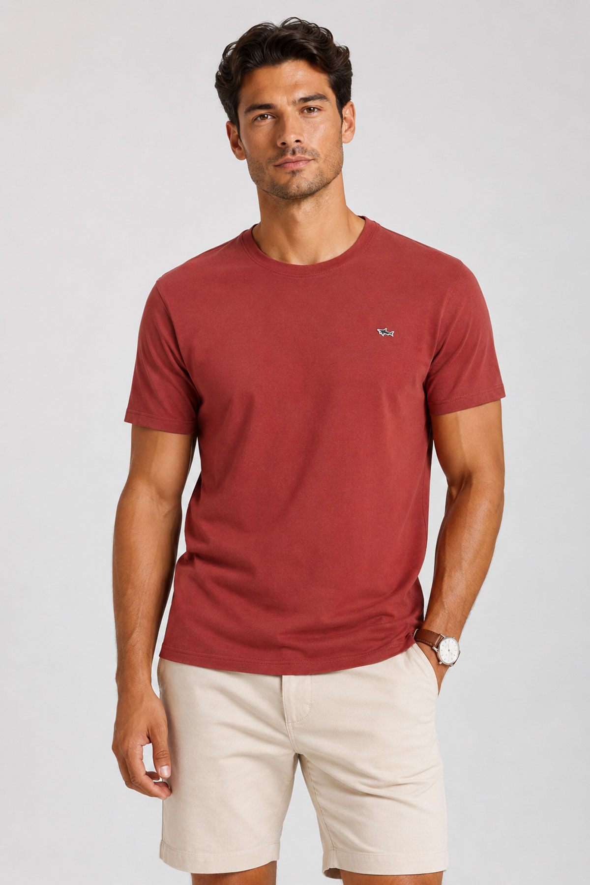 Paul&Shark Erkek Bisiklet Yaka T-Shirt - 1