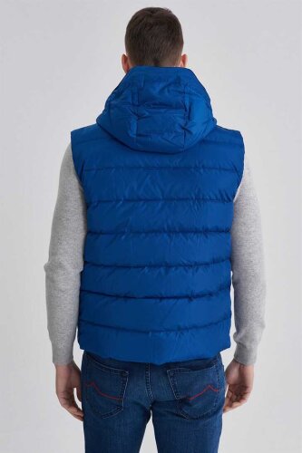 Paul&Shark Erkek Kapşonlu Şişme Yelek - 8