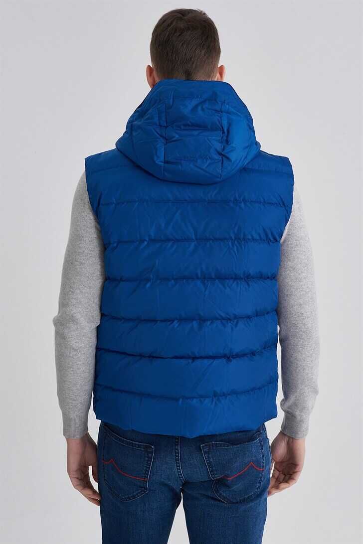 Paul&Shark Erkek Kapşonlu Şişme Yelek - 8