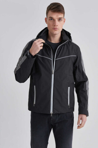 Paul&Shark Erkek Kapşonlu Yağmurluk - 1