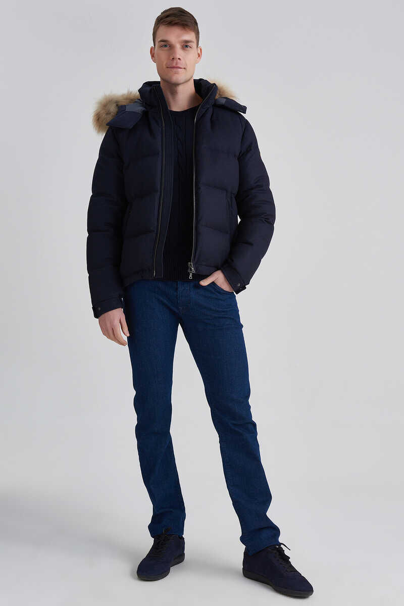 Paul&Shark Erkek Kürk Yaka Mont - 4