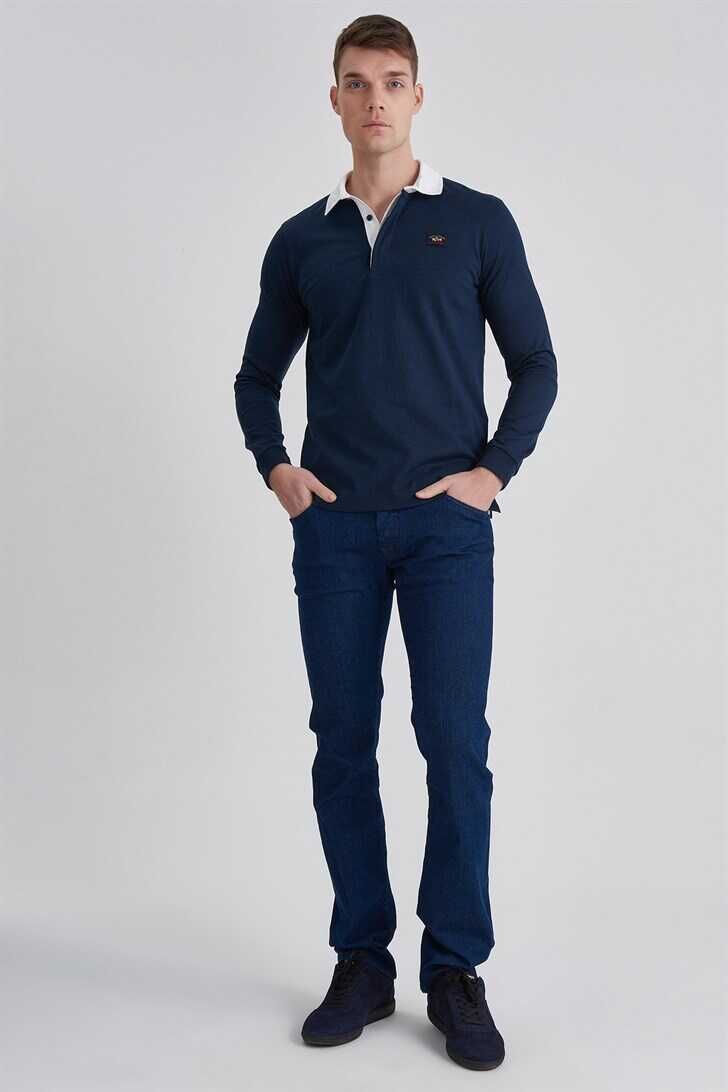 Paul&Shark Erkek Polo Yaka Sweatshirt - 7