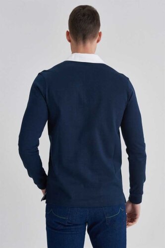 Paul&Shark Erkek Polo Yaka Sweatshirt - 8