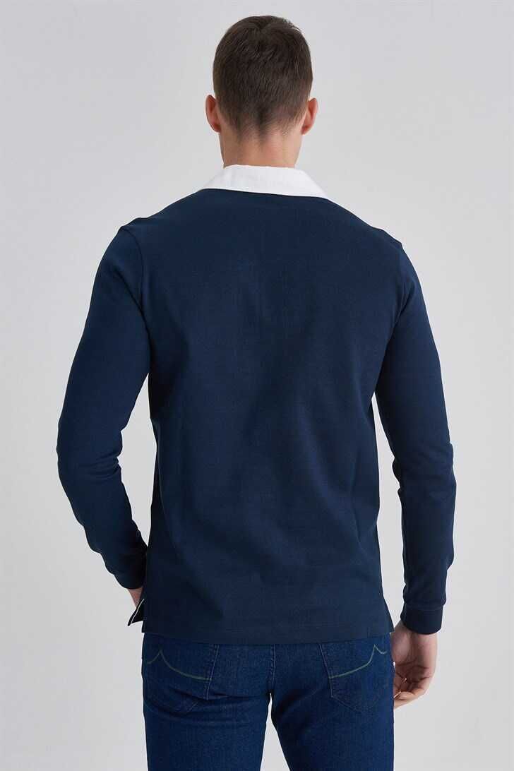Paul&Shark Erkek Polo Yaka Sweatshirt - 8