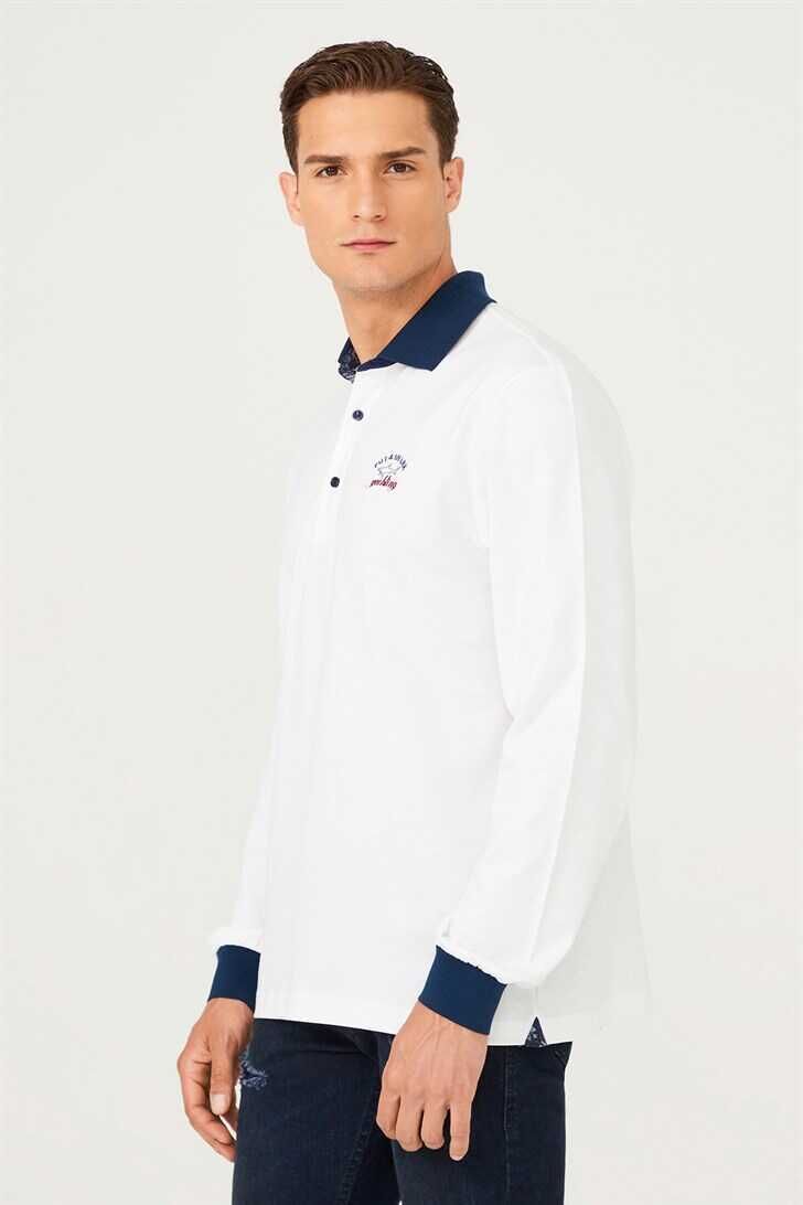 Paul&Shark Erkek Polo Yaka Uzun Kollu T-Shirt - 3