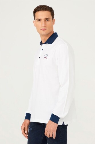 Paul&Shark Erkek Polo Yaka Uzun Kollu T-Shirt - 7