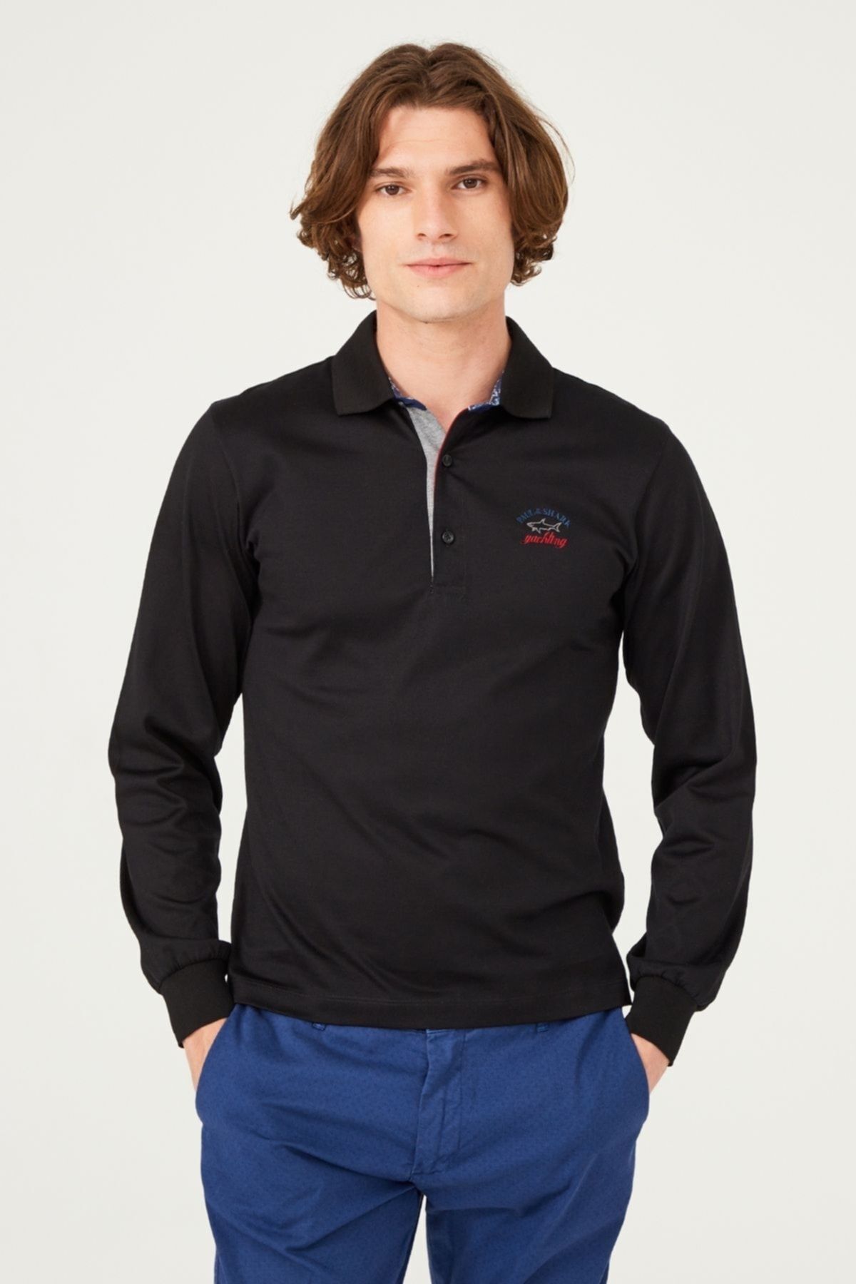 Paul&Shark Logolu Polo Yaka Erkek T-Shirt - 5