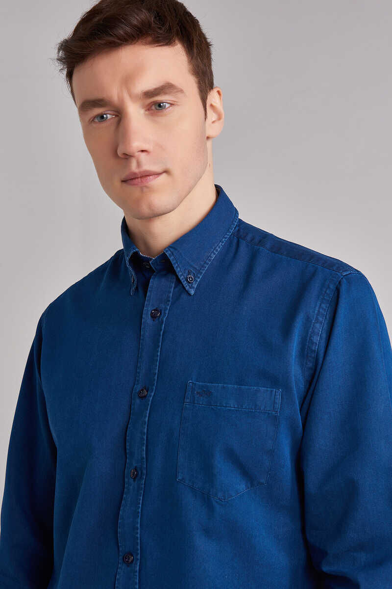 Paul&Shark Taşlanmış Erkek Gömlek - 3