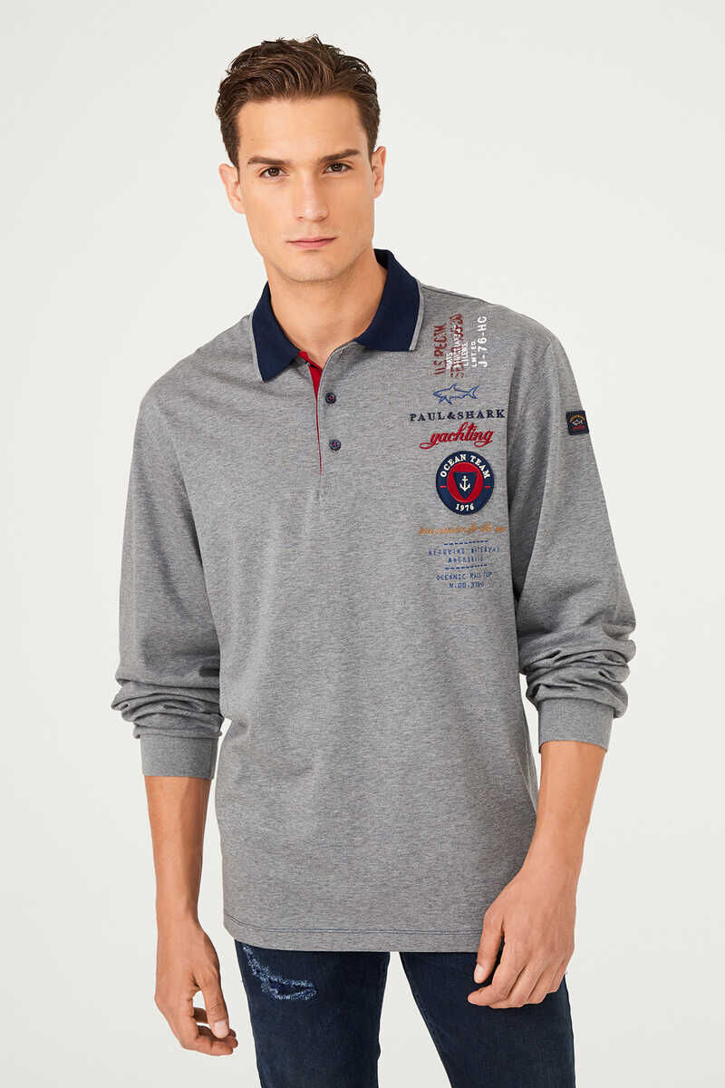 Paul&Shark Uzun Kollu Polo Yaka Erkek T-Shirt - 3