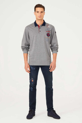 Paul&Shark Uzun Kollu Polo Yaka Erkek T-Shirt - 4