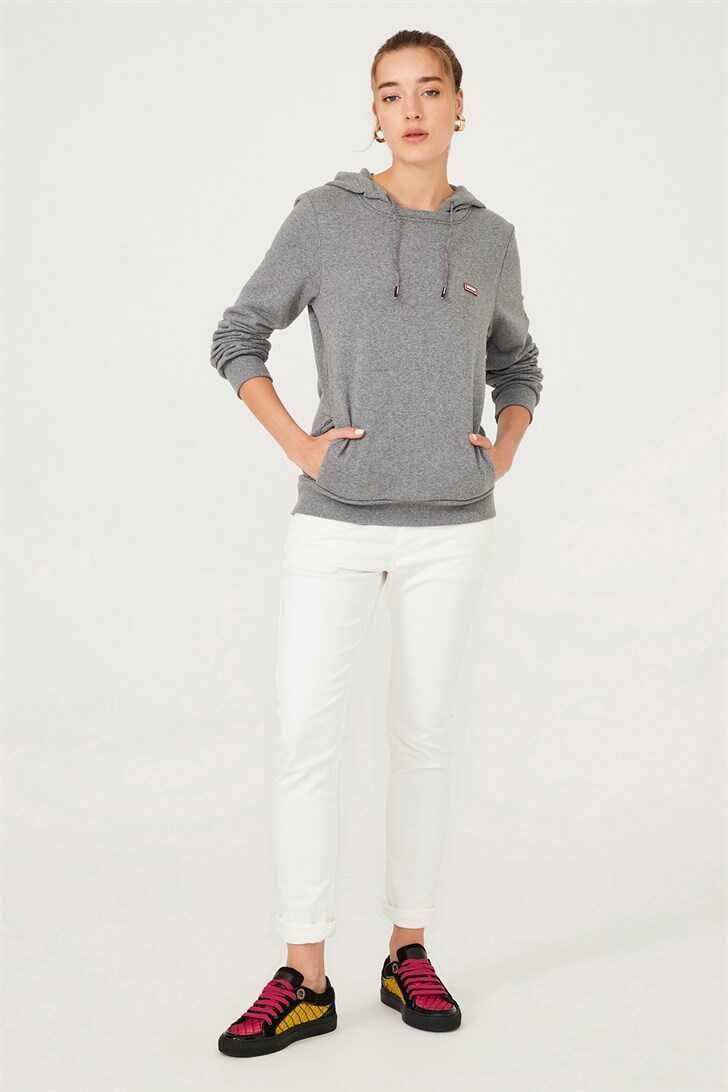 Roberto Cavalli Sport Kapşonlu Kadın Sweatshirt - 1
