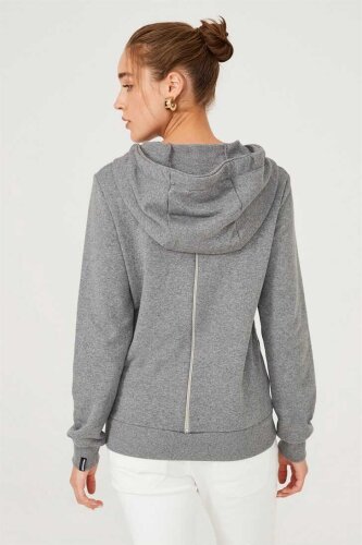 Roberto Cavalli Sport Kapşonlu Kadın Sweatshirt - 5
