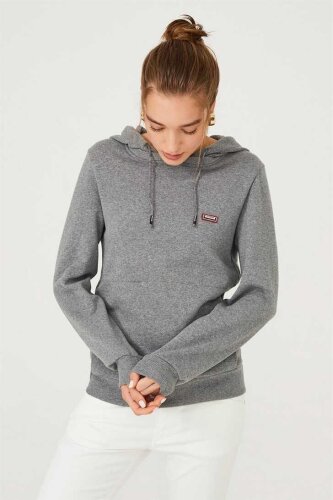 Roberto Cavalli Sport Kapşonlu Kadın Sweatshirt - 7