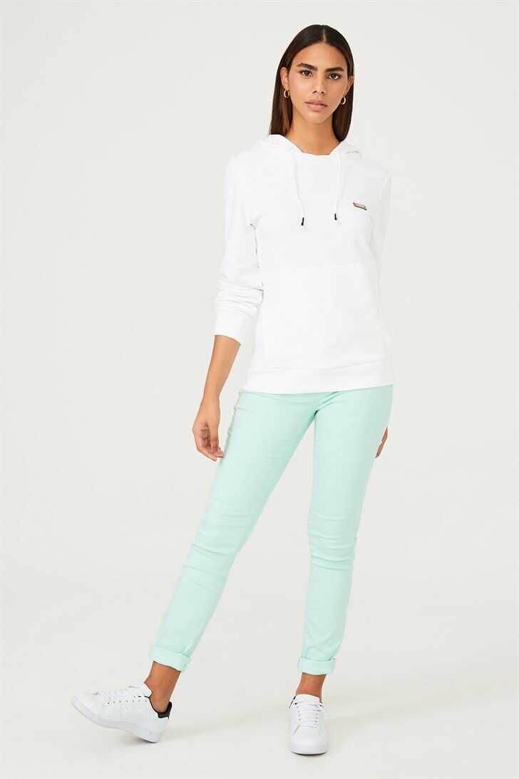 Roberto Cavalli Sport Kapşonlu Kadın Sweatshirt - 1