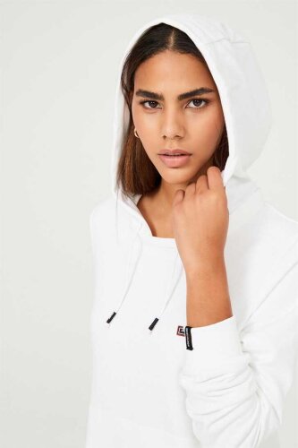 Roberto Cavalli Sport Kapşonlu Kadın Sweatshirt - 6