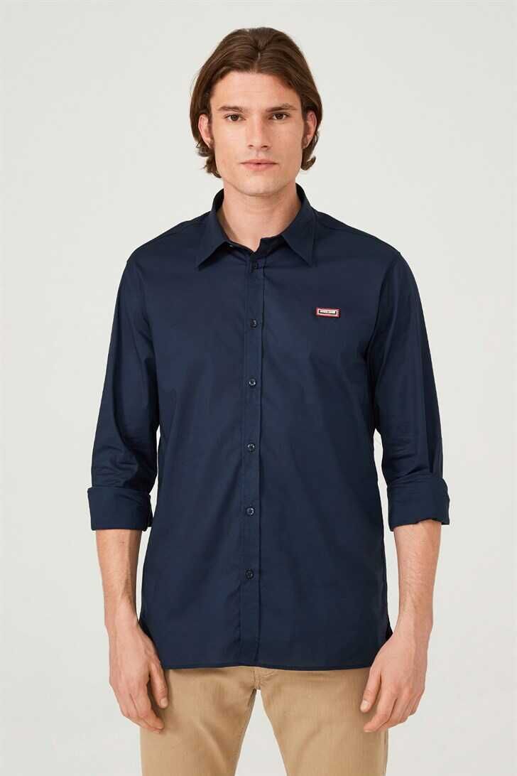 Roberto Cavalli Sport Rahat Kesim Uzun Kollu Erkek Gömlek - 1