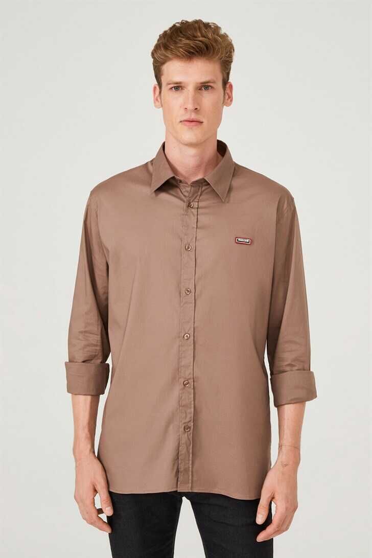 Roberto Cavalli Sport Rahat Kesim Uzun Kollu Erkek Gömlek - 1