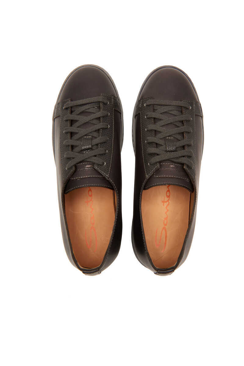 Santoni Kadın Deri Sneaker - 4