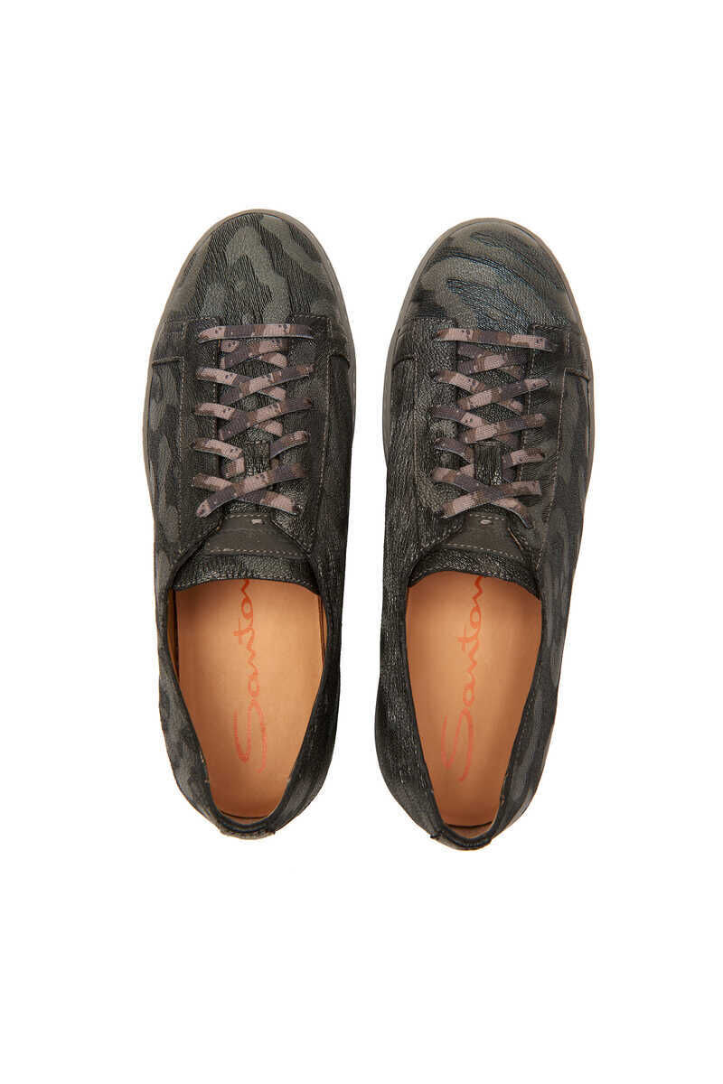 Santoni Kadın Deri Sneaker - 4