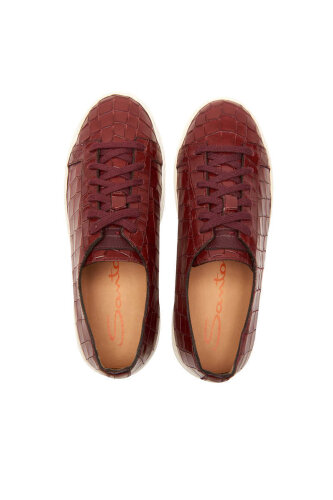 Santoni Kadın Deri Sneaker - 4