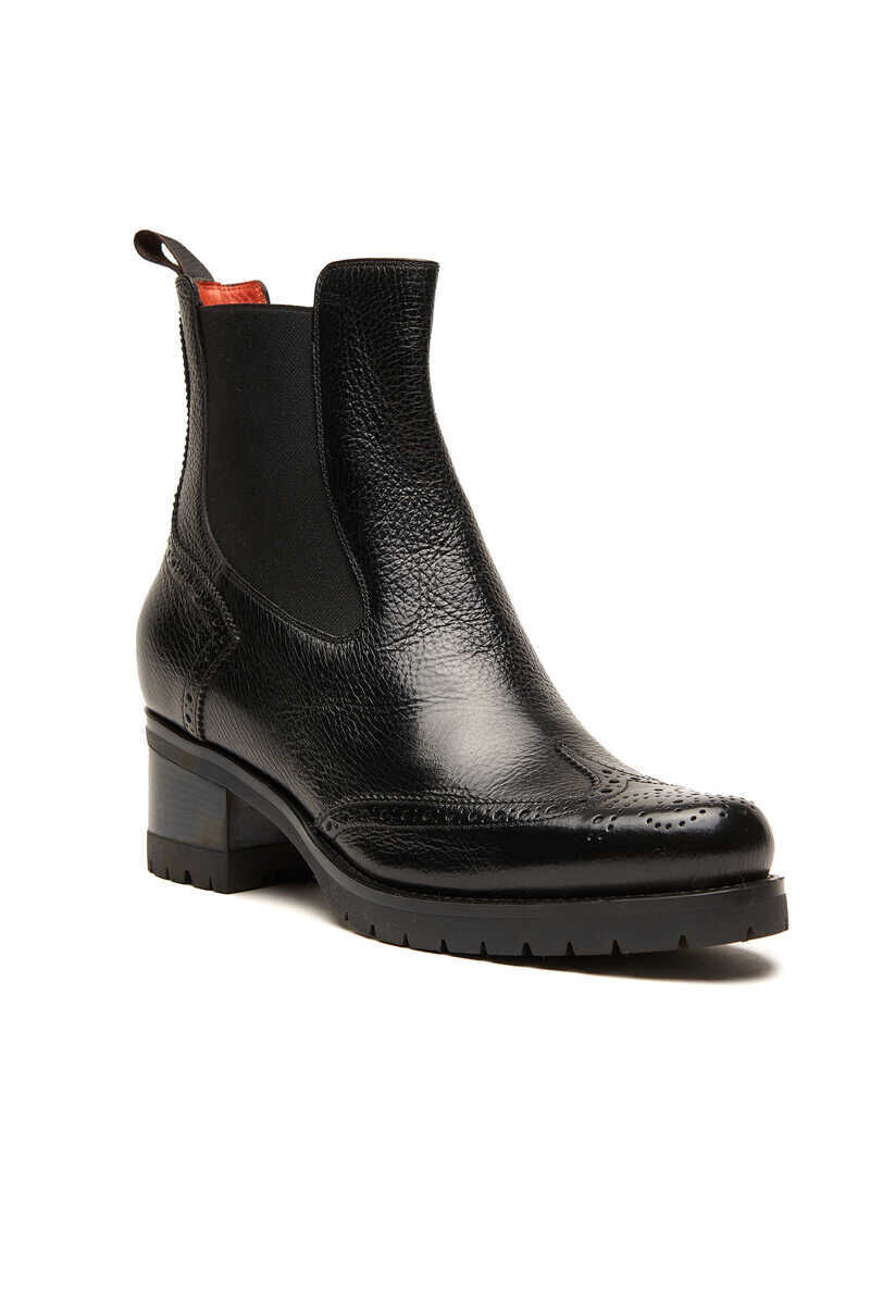 Santoni Kadın Deri Topuklu Bot - 2