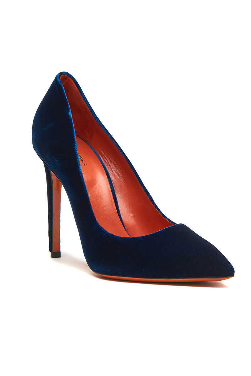 Santoni Kadın Kadife Stiletto - 1