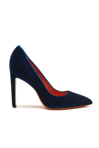 Santoni Kadın Kadife Stiletto - 2