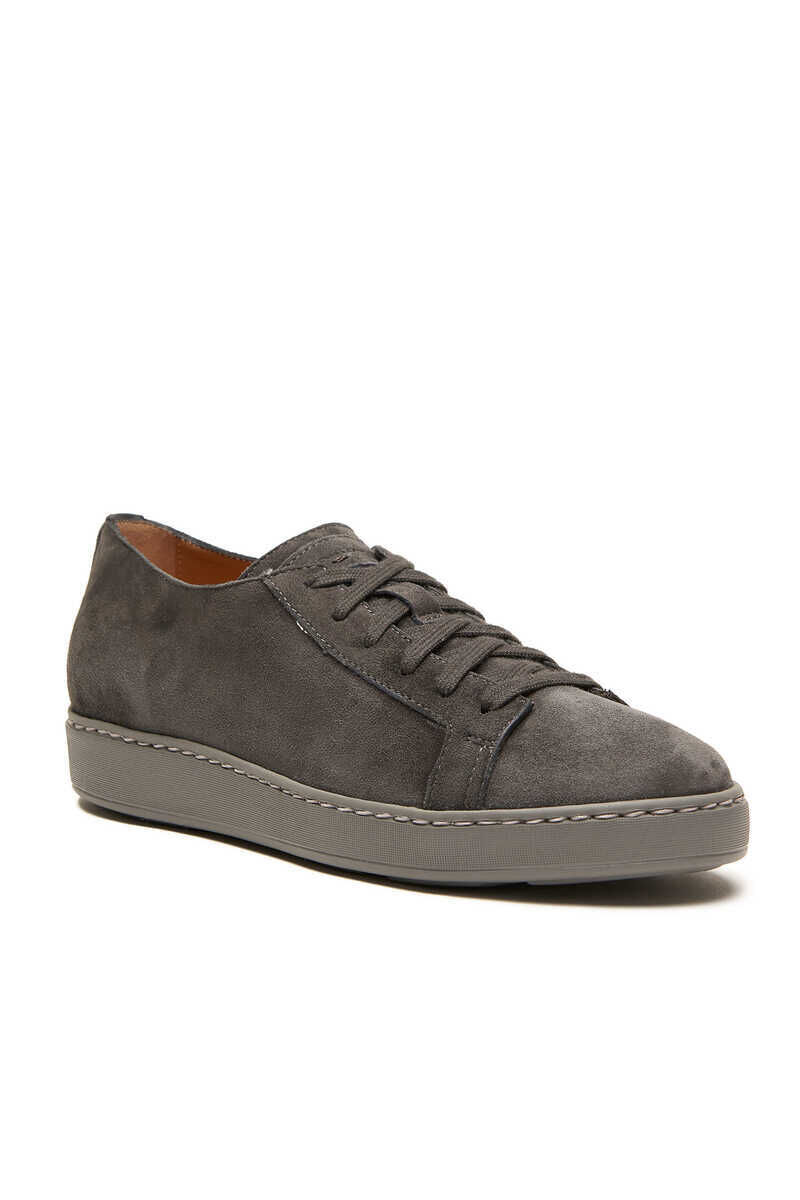 Santoni Kadın Süet Sneaker - 2