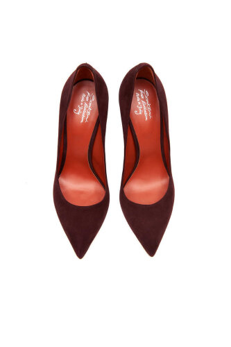 Santoni Kadın Süet Stiletto - 3