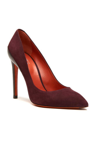 Santoni Kadın Süet Stiletto - 4