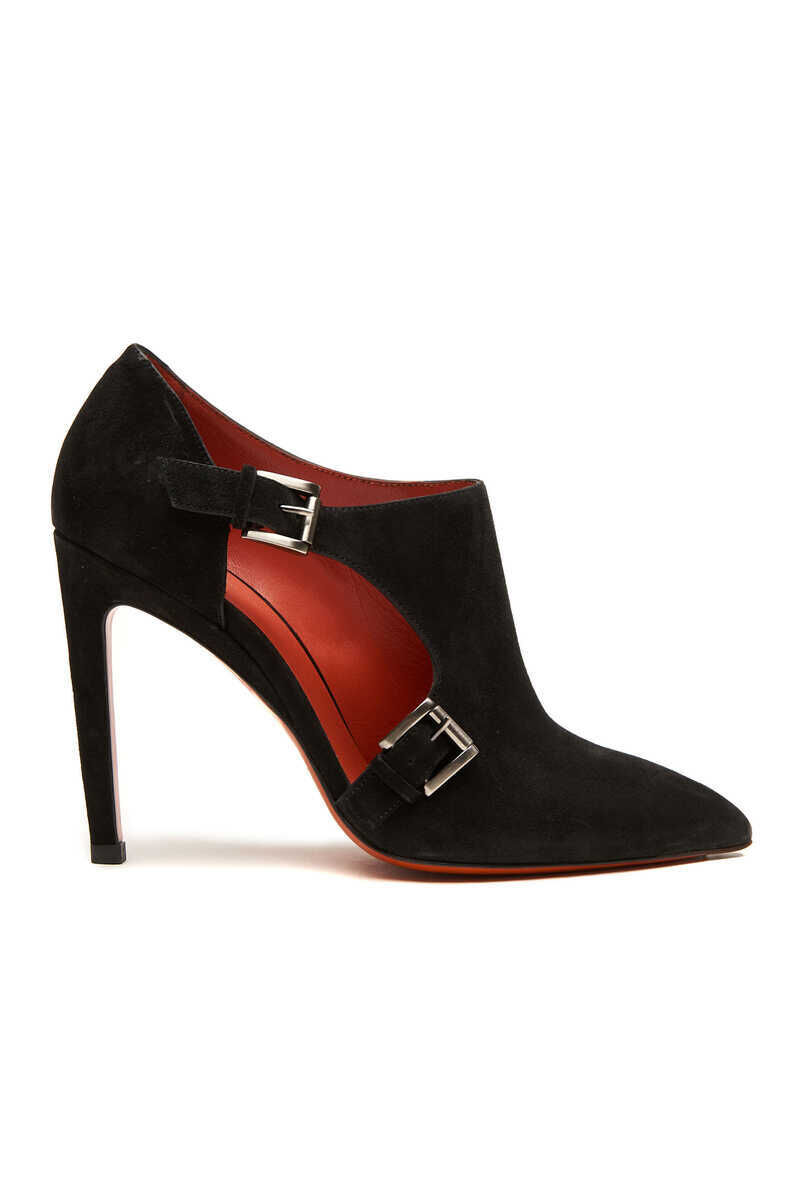 Santoni Kadın Süet Topuklu Ayakkabı - 1