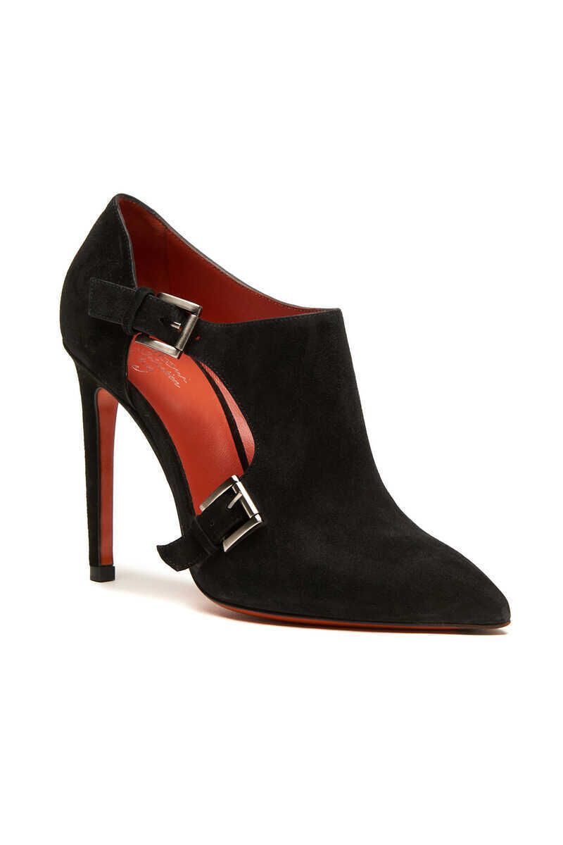 Santoni Kadın Süet Topuklu Ayakkabı - 2