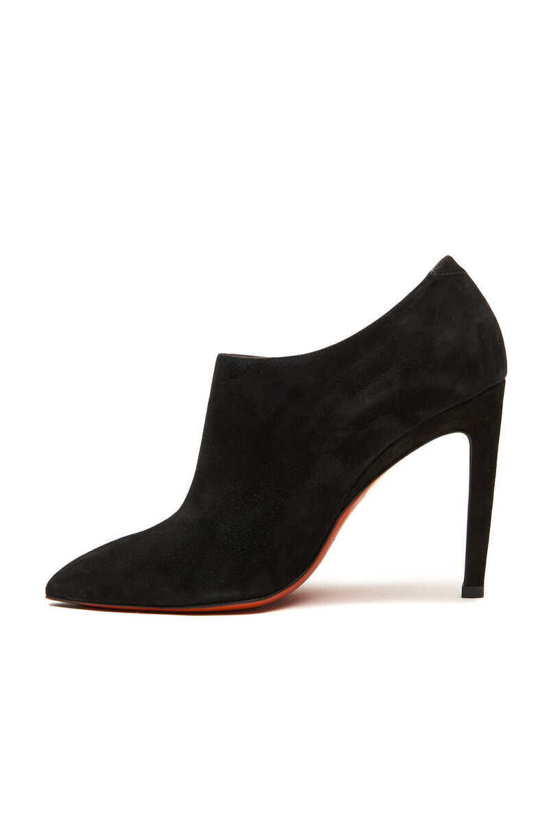 Santoni Kadın Süet Topuklu Ayakkabı - 3