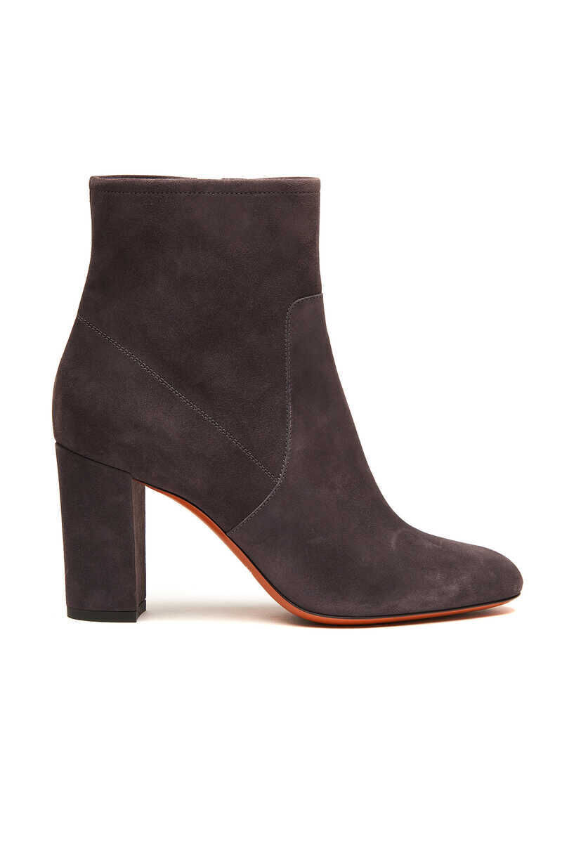 Santoni Kadın Süet Topuklu Bot - 1