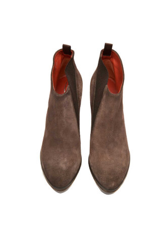 Santoni Kadın Topuklu Süet Bot - 2