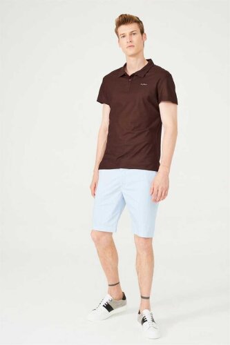 Slim Fit Erkek Polo Yaka T-shirt - 1