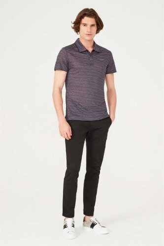 Slim Fıt Polo Yaka Erkek T-Shirt - 4
