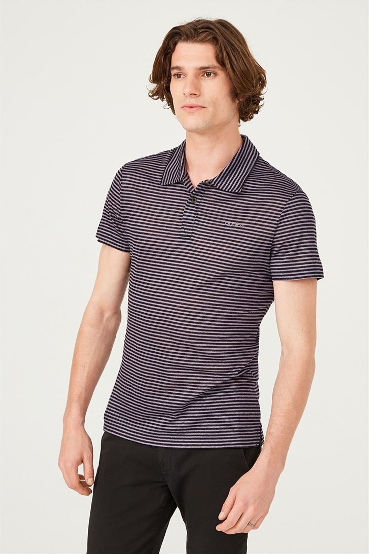 Slim Fıt Polo Yaka Erkek T-Shirt - 11