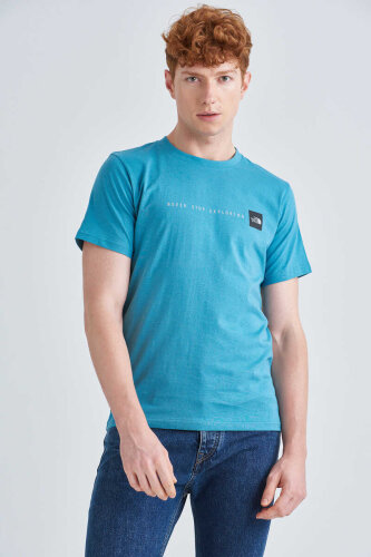 The Nort Face Erkek Bisiklet Yaka T-Shirt - 2