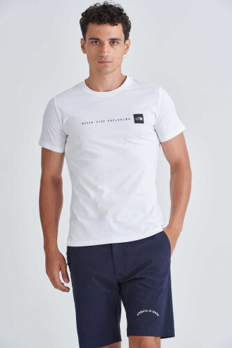 The Nort Face Erkek Bisiklet Yaka T-Shirt - 2