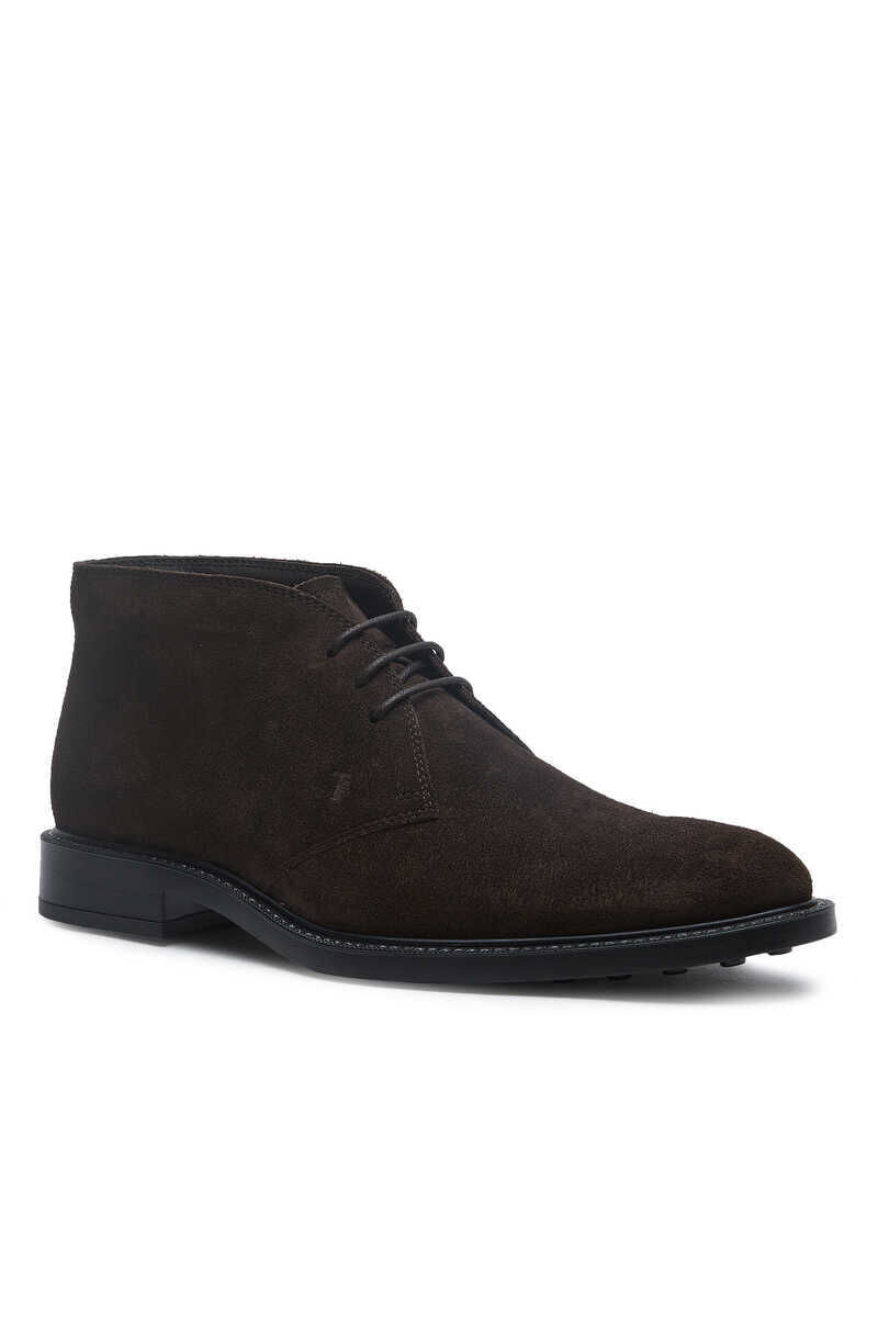 Tod's Erkek Süet Bağcıklı Bot - 1