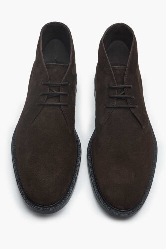 Tod's Erkek Süet Bağcıklı Bot - 4