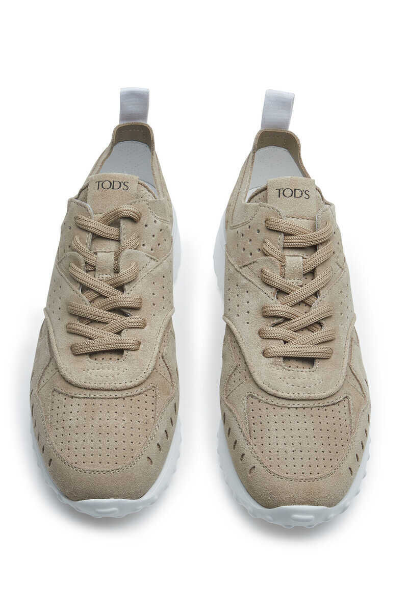 Tod's Kadın Bağcıklı Süet Sneaker - 4