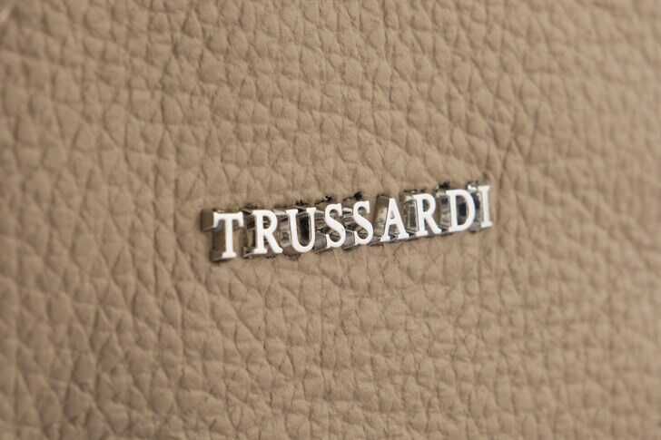 Trusardi Kadın Büzgülü Deri Omuz Çantası - 14