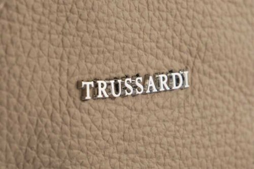 Trusardi Kadın Büzgülü Deri Omuz Çantası - 15