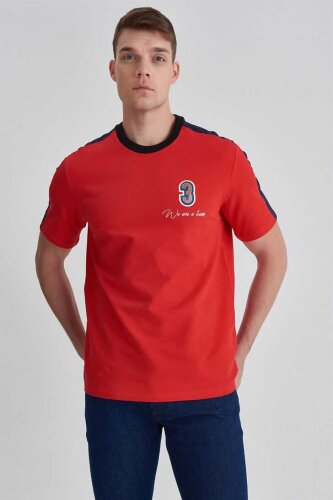 Trussardi Bisiklet Yaka Erkek T-Shirt - Trussardi