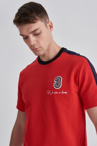 Trussardi Bisiklet Yaka Erkek T-Shirt - 7
