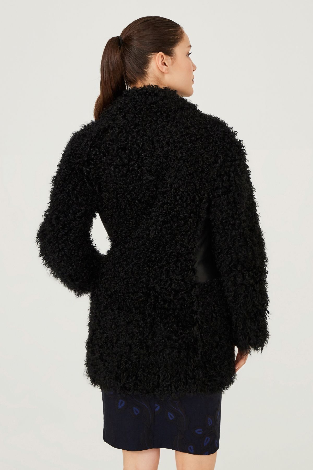 Trussardi Deri Detaylı Kadın Mont - 8