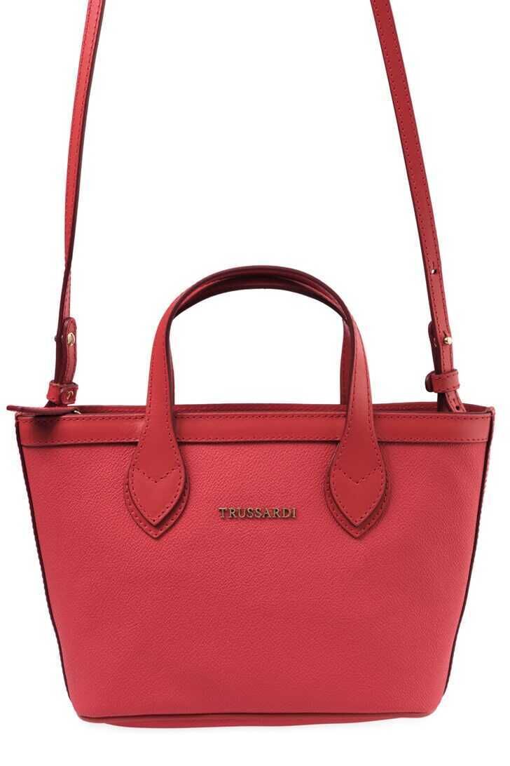 Trussardi Deri Kadın Omuz Çantası - 8