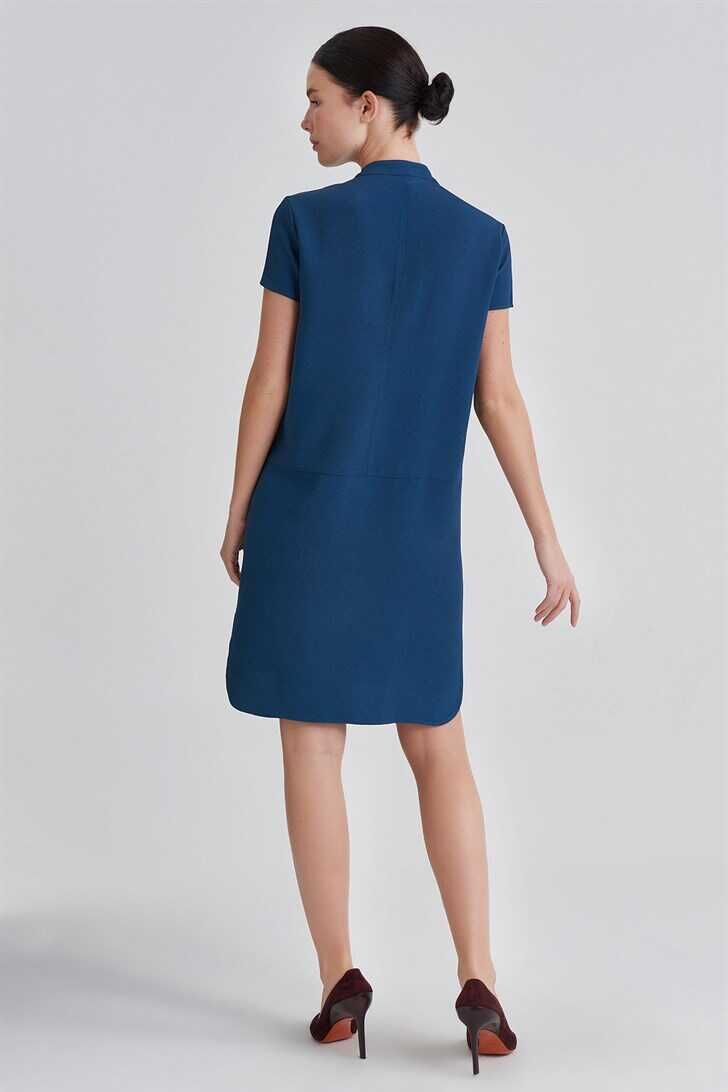 Trussardi Düğmeli Kadın Midi Elbise - 4